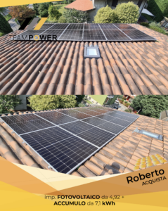 Teampower Monza, fotovoltaico
